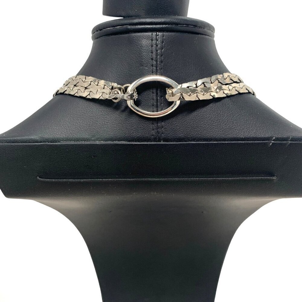 2 Oval Jewelry Enhancer/Shortener Clasp|Versatile Necklace Connector Silver Tone